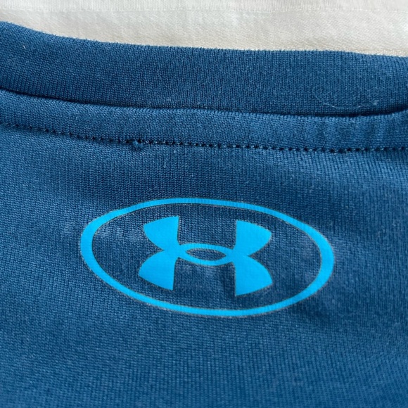 Under Armour Blue Short Sleeve Tee Men’s Sz L - Picture 5 of 6